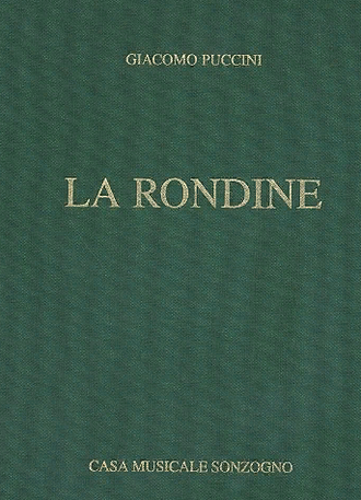 Puccini. La rondine Klavierauszug (it)