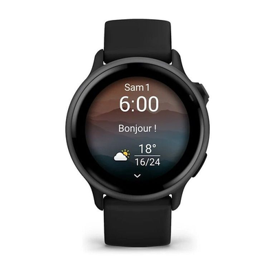 Garmin Vivoactive 6 Slate with Black Band (010-02985-00 / 010-02985-40)