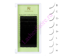 Ресницы чёрные BARBARA «ELEGANT» - MIX (16 линий)