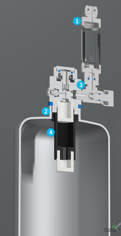 Система WYIN W00-500B 5л - DIY CO2 на лимонной кислоте