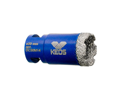 Коронка алмазная по керамограниту KEOS PRO 30мм M14 (DC30M14)