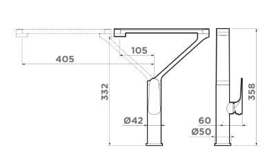 Смеситель OMOIKIRI TARA