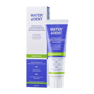 Зубная паста для виниров &#039;WATERDENT&#039; Aesthetic, 100г