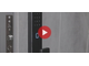 Стальная дверь   Дуэт Б с зеркалом (биометрический замок Smart lock К06)