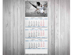 Календарь квартальный Криштиану Роналдо, Cristiano Ronaldo №19