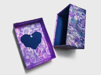 "Морская легенда", подарочная 3Д-коробочка ручной работы