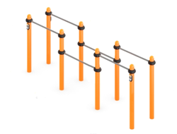 2267.1.50 Воркаут «Брусья разноуровневые «Лесенка»