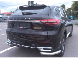 Защита заднего бампера "уголки" d60 для Haval F7 (2019-2022)
