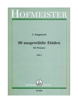 Kopprasch: 60 Ausgewahlte Etuden Fur Trombone (Band 2)