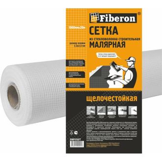 Сетка малярная 45 г./кв.м. 2х2 мм. 1х 20 м.	Fiberon