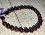 Браслет гранат 7-8  мм