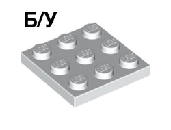 ! Б/У - Plate 3 x 3, White (11212 6104805 6552153) - Б/У