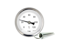 Термометр накл.с пружиной Y-63A-120 [43199]