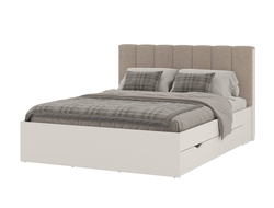 Кровать 1600 с четырьмя ящиками 4-22918 Кашемир серый