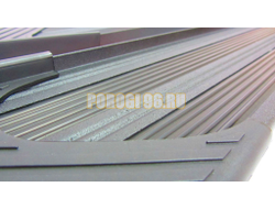 Пороги подножки "Luxe Black" 1450 мм для Chevrolet NIVA 2002-