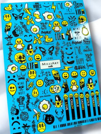 Слайдеры для ногтей LINZA 8*12 см LZ-004