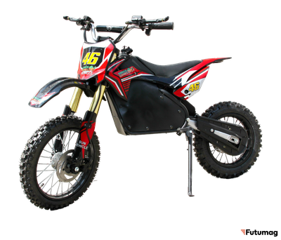 Электромотоцикл GreenCamel Питбайк DB500, 48V 1500W R14/R12 красный