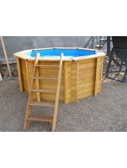 Купель джакузи с подогревом, гидромассажем для бани и улицы 200 х 200 см от Кристалл