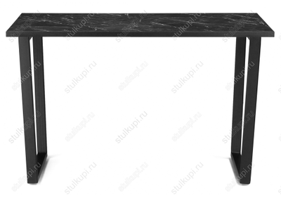 Стол Лота Лофт 120 25 мм креатель / черный матовый