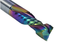 Фреза компрессионная со стружколомами спиральная 10x32 s10x90 Z2+2 HM