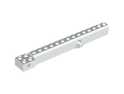 Crane Arm Outside, Wide with Pin Hole at Mid-Point, White (57779 / 6138630)