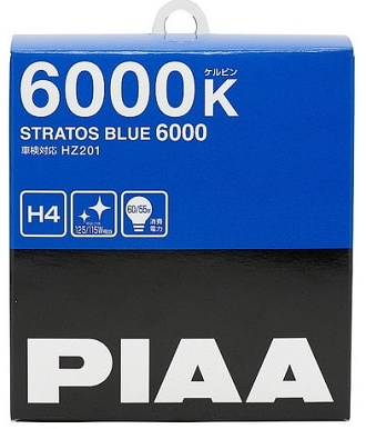 Галогеновые лампы PIAA STRATOS BLUE (6000K)