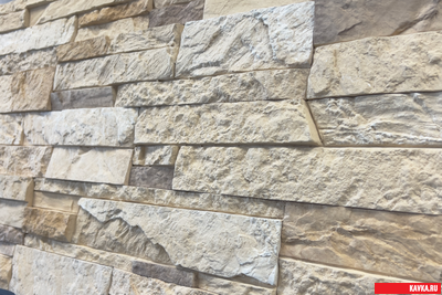 Сланец "КАРПАТЫ", бетон, цв.Бежевый штукатур, уп.1м2 (30кг)(24уп)