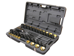 Набор оправок для монтажа и демонтажа сайлентблоков, гидравлический, кейс, 49 предметов МАСТАК 110-20049C