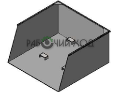 навесной совок для снега