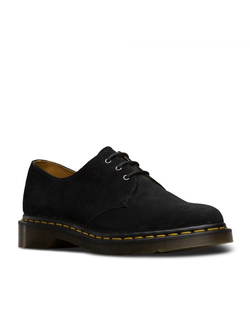 ПОЛУБОТИНКИ DR. MARTENS 1461 SOFT BUCK ЧЕРНЫЕ МУЖСКИЕ