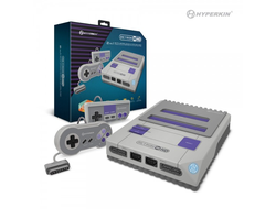 RetroN 2 HD Игровая приставка 2 в 1 для игр NES / Famicom / Dendy / Super Nintendo - SNES (Серая) - Hyperkin