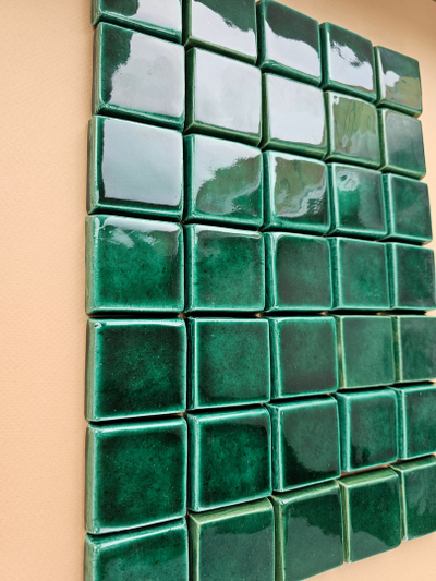 Изразцовая плитка "Древние символы" (гладкая, малая)