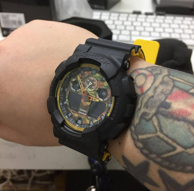 Часы Casio G-Shock GA-100BY-1A