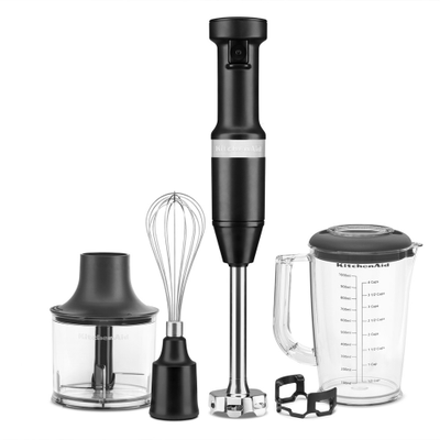 Погружной блендер KitchenAid, 5KHBV83EBM, матовый черный