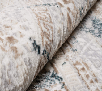 Ковер BELLA D057A CREAM SHIRINK-BLUE / 2*2.9 м