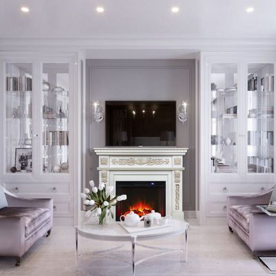 Электрокамин Estella WT с очагом Sparta 25.5 LED