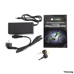 Велогибрид Eltreco FS900 new зелено-белый