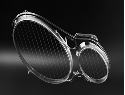 Стекло для фары Mercedes-Benz E-Class W211 (2002 - 2009) правое (R), 1шт