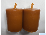 Свеча оранжевая цилиндр 5 см (3 ч. горения).