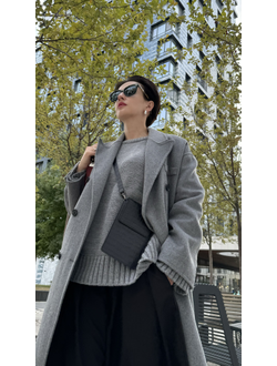 Сумка для телефона из воловьей кожи с тиснением