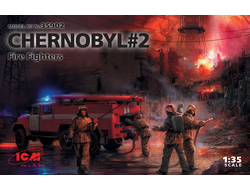 Сборная модель: (ICM 35902) Набор для диорамы "Чернобыль №2. Огнеборцы"