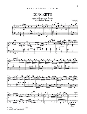 Бах И.С. Итальянский концерт, Французская увертюра си минор, 4 дуэта и Гольдберг-вариации для клавира