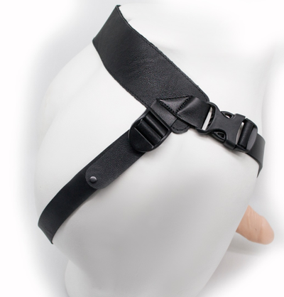 7422 Фаллоимитатор поясной пустотелый с бандажом