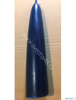 Свеча синяя Алтарная малая (до 9ч. горения).