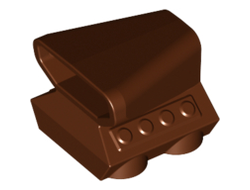 Vehicle, Air Scoop Engine Top 2 x 2, Reddish Brown (50943 / 6134347)