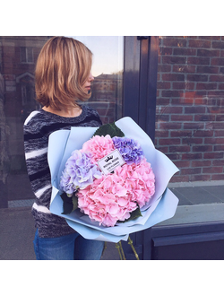 Букеты из 5 гортензий