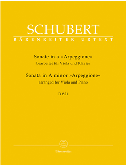 Schubert Sonate "Arpeggione" a-moll D821 arranged for Viola and Piano