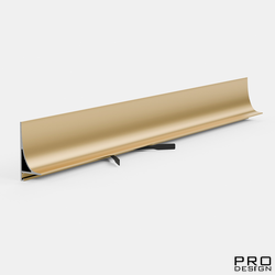 Плинтус Pro Design Corner L 584 Анодированный шампань