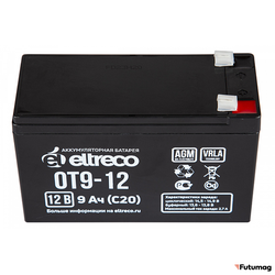 Аккумулятор Eltreco 6-F-9 (12V9A/H C20)