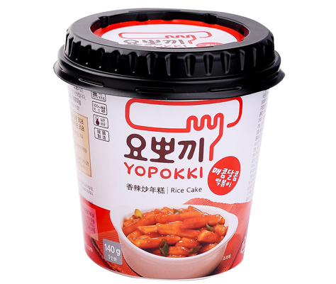 Корейские ТОКПОККИ YOPOKKI быстрого приготовления 140 г